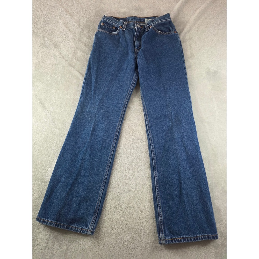 Vtg Levi 517 Boot Cut Jeans Kids 9 JR. S Blue Low Rise Denim Pants